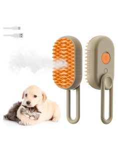 Cepillo de Vapor para Mascotas JAOPINK 4 en 1 Antiestático