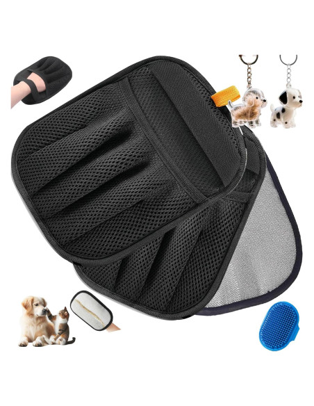 Guantes Quitapelos Electroestáticos BHXGLWK 2 Piezas Mascotas