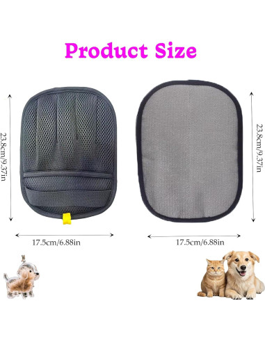 Guantes Quitapelos Electroestáticos BHXGLWK 2 Piezas Mascotas