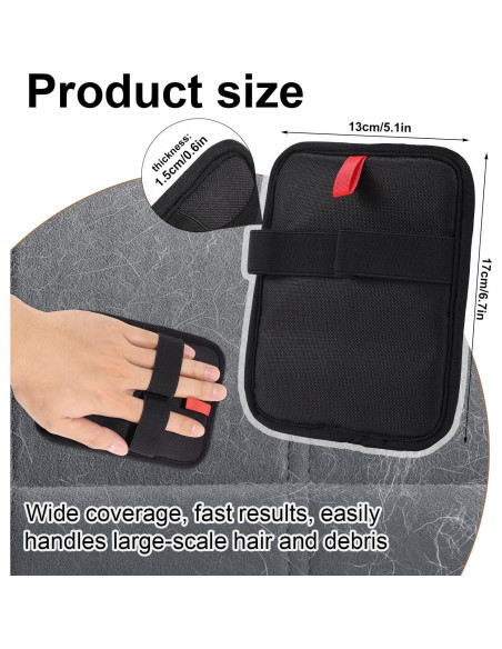 Guantes de Limpieza Electrostática Lyreh para Mascotas - 3 Piezas