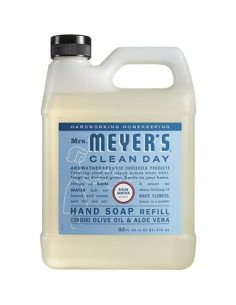 Jabón Líquido para Manos Mrs. Meyer's 33 oz + 12.5 oz Agua de Lluvia 2