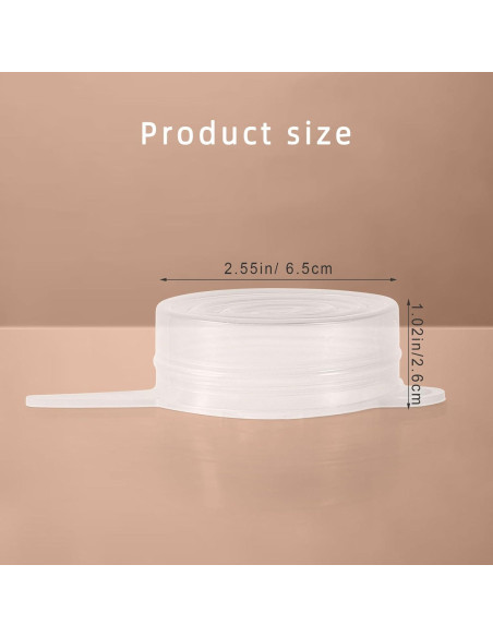 4 Tapas de Silicona para Limpiador Bar Keepers Friend 12oz y 21oz