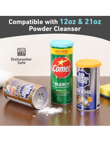 Tapas de Silicona para Limpiador de Polvo LUVCOSY - Azul