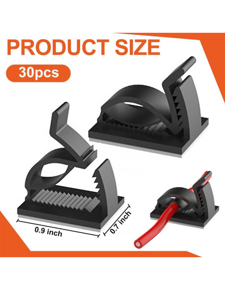 Ganchos de Comando Tendiren 30PCS para Luces de Cuerda