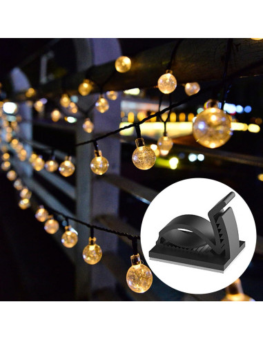 Ganchos de Comando Tendiren 30PCS para Luces de Cuerda