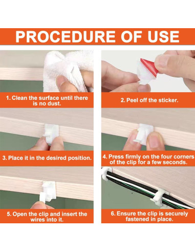 Ganchos de Comando Tendiren 30PCS para Luces de Cuerda