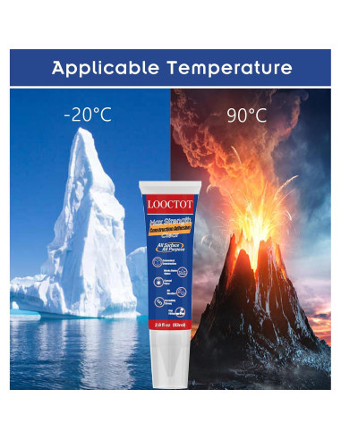 Adhesivo de Construcción LOOCTOT Transparente 83ml Squeeze