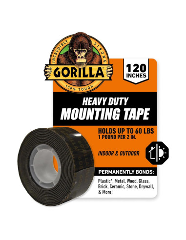 Cinta de Montaje Doble Cara Gorilla 1" x 304.8 cm Resistente