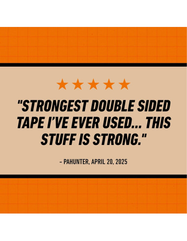 Cinta de Montaje Doble Cara Gorilla 1" x 304.8 cm Resistente