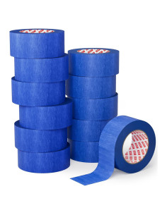 Cinta de Pintor Azul SWRT 5 cm x 60 m - 12 Rollos Sin Residuo