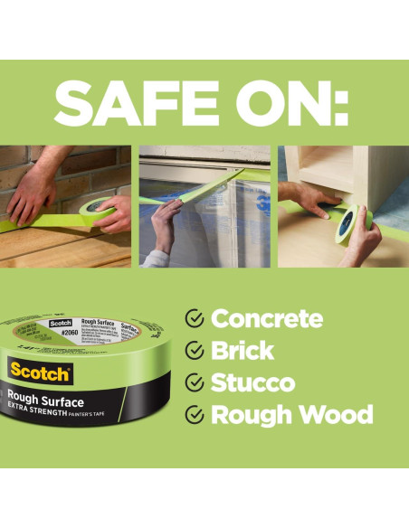 Cinta de Pintura Scotch 1.88" Ancho para Superficies Rugosas