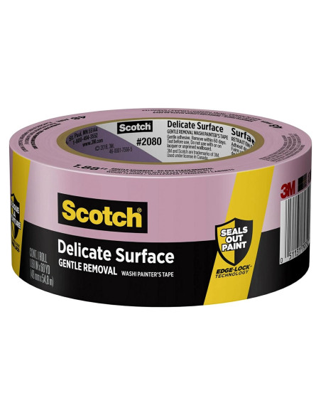 Cinta de Pintor Scotch 1.88" Ancho para Superficies Delicadas