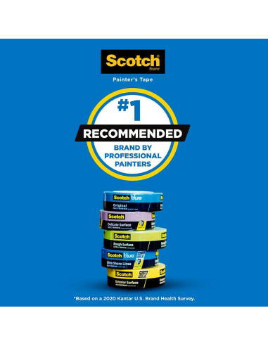 Cinta de Pintor Scotch 1.88" Ancho para Superficies Delicadas