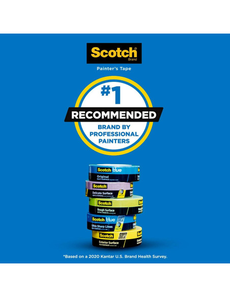 Cinta de Pintor Scotch 1.88" Ancho para Superficies Delicadas