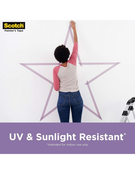 Cinta de Pintor Scotch 1.88" Ancho para Superficies Delicadas
