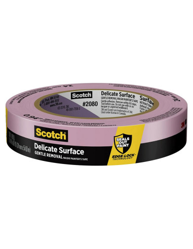 Cinta de Pintor Scotch 0.94" x 54.86 m para Superficies Delicadas