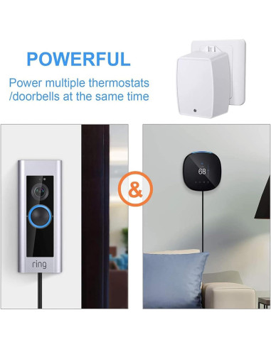 Transformador de Timbre 24V 40VA Ebird Compatible Nest Honeywell