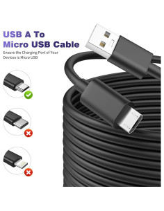 Cable de Extensión USB a Micro USB 10m iMangoo para Cámaras 2