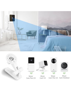 Soporte de Pared para Wyze Cam Pan V3 - 2 Unidades, Ajuste 180 2
