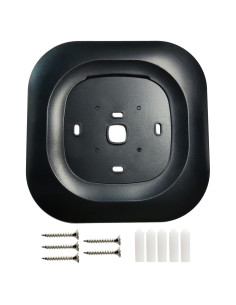Placa de Pared Decorativa CAMGJORT para Termostato Ecobee 2022 - Negro (Paquete de 2)