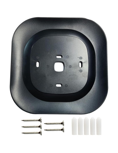 Placa de Pared Decorativa CAMGJORT para Termostato Ecobee 2022 - Negro (Paquete de 2)