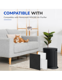 Kit de Filtros HEPA Fil-fresh HPA300 para Purificadores Honeywell 2