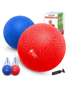 Set de 2 Pelotas de Kickball FATEUAER 21.6 cm con Bomba