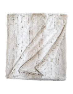 Manta de piel sintética Peri Home Leopardo Marfil 127x152 cm