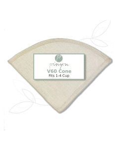 Filtro de café reutilizable Pinyon Products V60 12.7x17.8cm