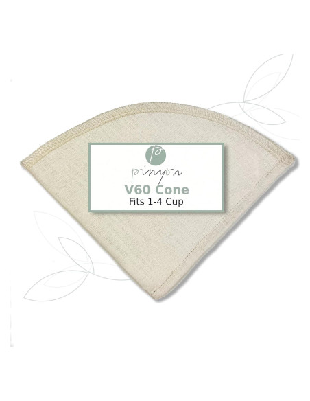 Filtro de café reutilizable Pinyon Products V60 12.7x17.8cm