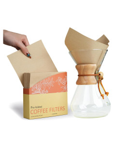 Filtros de café preplegados Bake Choice 50 unidades 6"