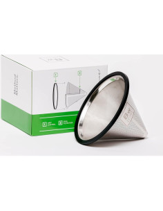 Filtro de Café Reutilizable Barista Warrior Acero Inoxidable 12.7cm 2