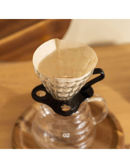 Filtros de café Prudiut 200 unidades tamaño 02 naturales