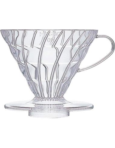 Filtros de café Hario V60 100 unidades + Goteador plástico