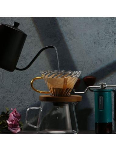 Filtros de café Prudiut 200 unidades tamaño 02 naturales