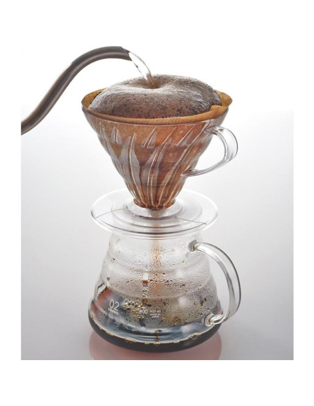 Filtros de café Hario V60 100 unidades + Goteador plástico