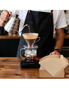 Filtros de café en cono Niveaya 200 unidades tamaño 02 2