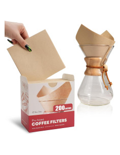 Filtros de café en cono Brew Choice 200 unidades papel natural