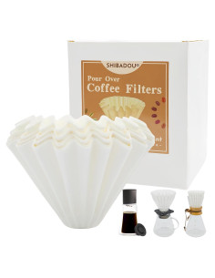 Filtros de Papel para Café de Goteo SHIBADOU 100 Unidades
