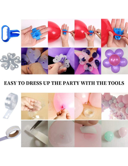 Bomba de Aire Eléctrica Growsun 600W para Globos - Rojo Rosa