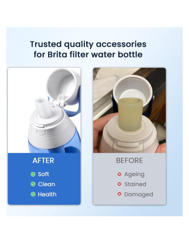Filtros de Agua GLACIER FRESH Reemplazo para Brita BB06 4 Piezas