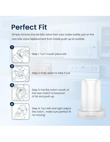 Filtros de Agua GLACIER FRESH Reemplazo para Brita BB06 4 Piezas