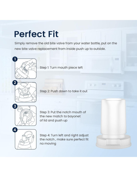 Filtros de Agua GLACIER FRESH Reemplazo para Brita BB06 4 Piezas