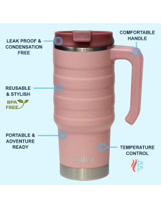 Taza de Viaje Aislada MIRA 24 oz Acero Inoxidable Punch 2