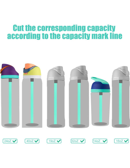 6 Popotes Reutilizables BOXOB para Botellas Owala FreeSip 414-1134ml 6 Popotes Reutilizables BOXOB para Botellas Owala FreeSip 414-1134ml