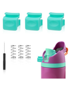 3 Botones de Reemplazo Cian para Botellas Owala FreeSip 16-40oz