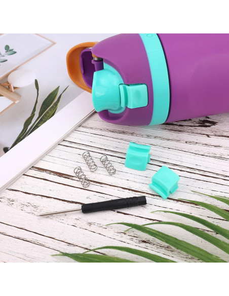 3 Botones de Reemplazo Cian para Botellas Owala FreeSip 16-40oz