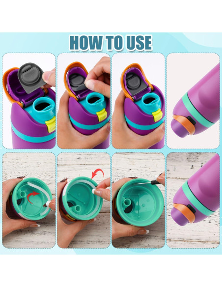 2 Tapones y 2 Anillos de Sello Gosknor para Botellas Owala