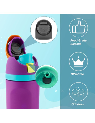 4 Tapones de Silicona Repuesto Gosknor para Owala FreeSip