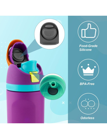 4 Tapones de Silicona Repuesto Gosknor para Owala FreeSip